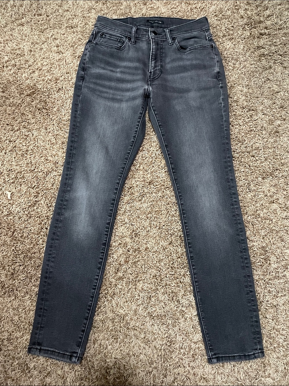 Lucky Brand - Washed Dark Gray/Charcoal - Skinny Jeans - Picture 4 of 6